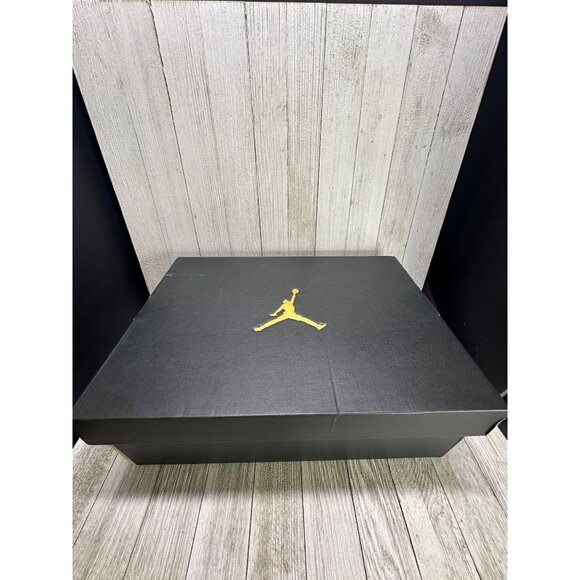 Nike Jordan True Flight Basketball Shoes Black Metallic Gold Size 8.5 Mens - Picture 10 of 10